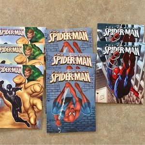 Near Vintage (2008) Lot Of Seven Spider-Man Folders